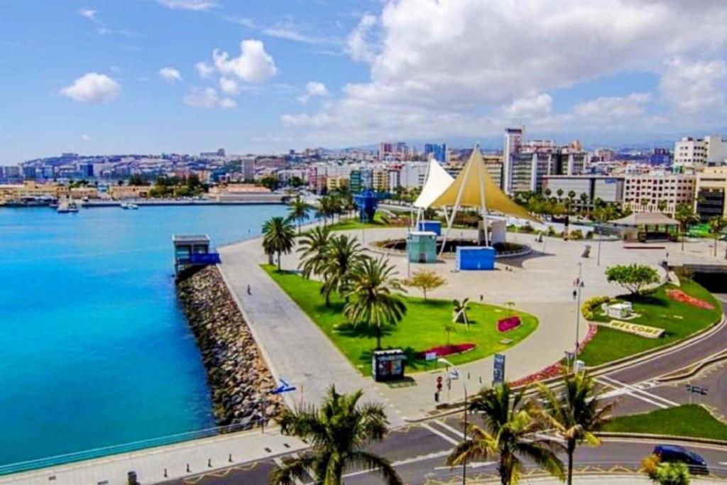 Estudio Con Terraza Vista Mar Las Palmas de Gran Canaria Exterior foto